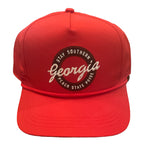 Peach State Pride Georgia Stay Southern Red Rope hat