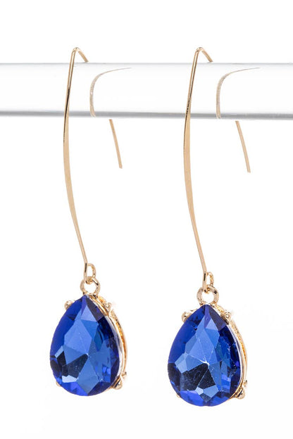 Euro Wire Teardrop Earrings
