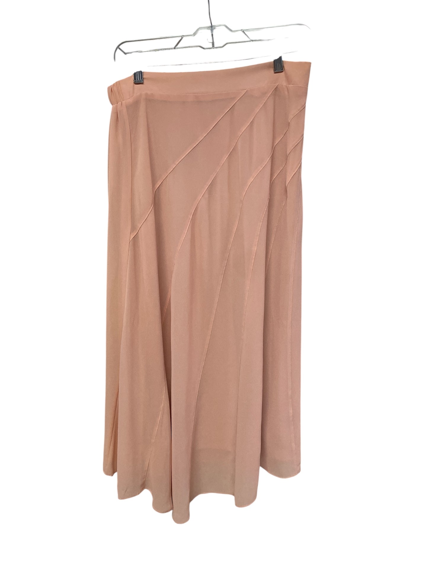 Peach Textured Skirt