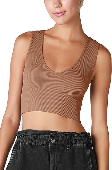 The Ella Plunge V-Neck Crop Top
