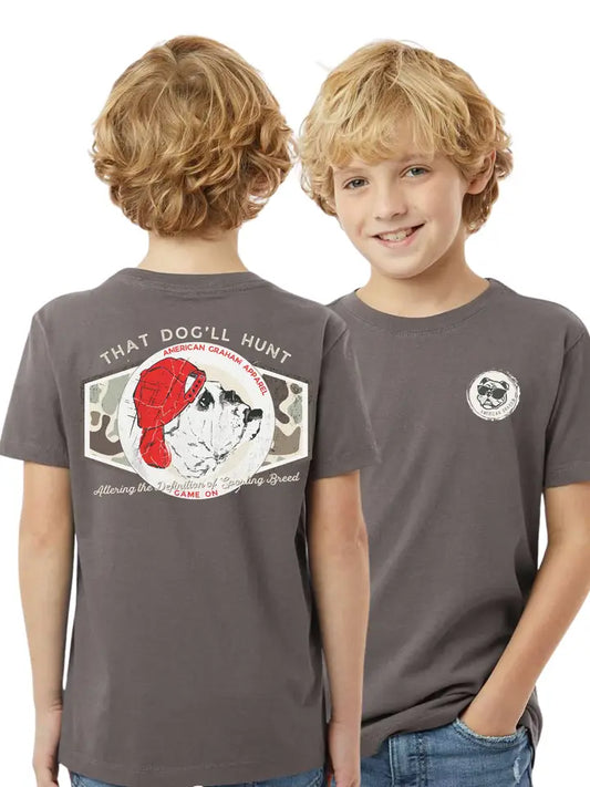 Youth That Dog'll Hunt: Sporting Bulldog Graphic T-Shirt - Georgia