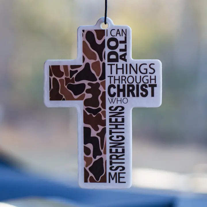 Camo Cross - Air Freshener