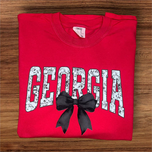 Georgia - Black Toile