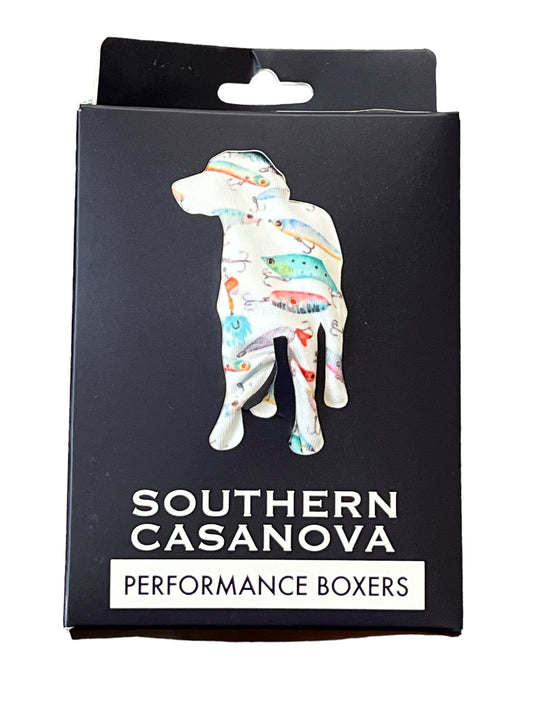 Southern Casanova Watercolor Lure Print Boxers