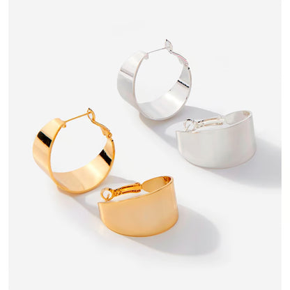 Stacy Hinged Hoop Earrings