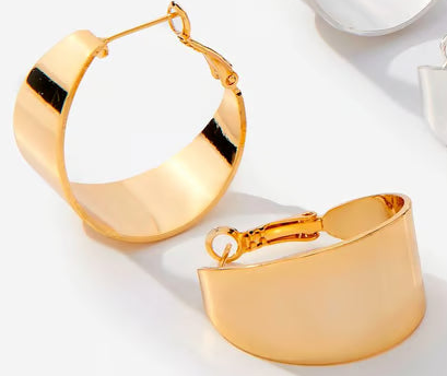 Stacy Hinged Hoop Earrings