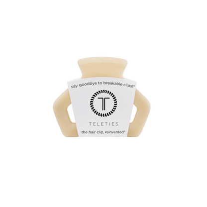 Teleties Open Almond Beige | Petite | Hair Clip