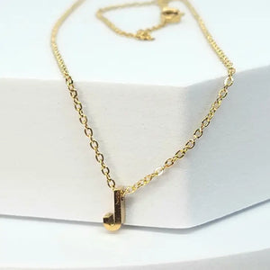 Tiny Gold Initial Neklace