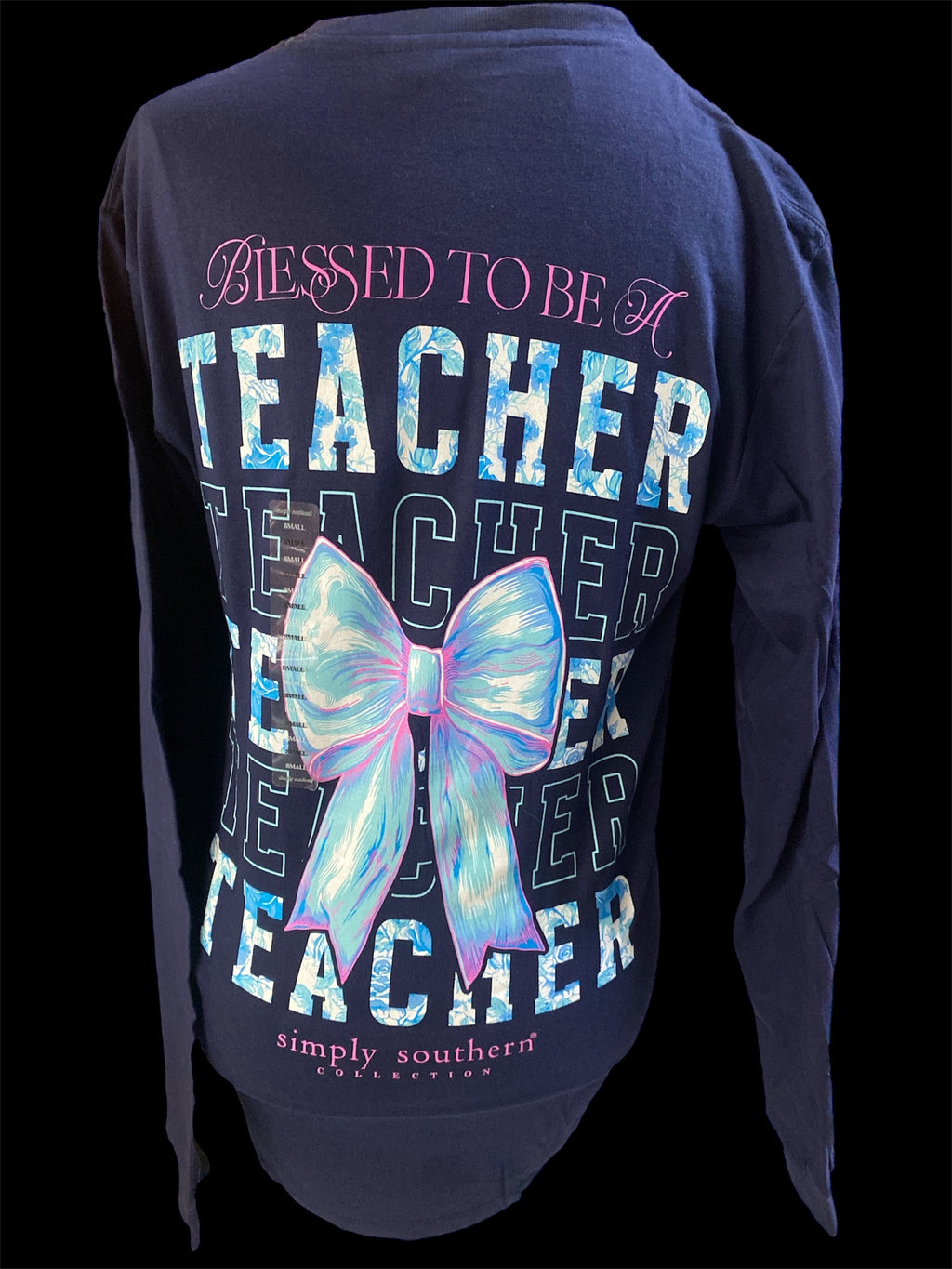 Simply Southern LS Teacher in Eclipse Tee