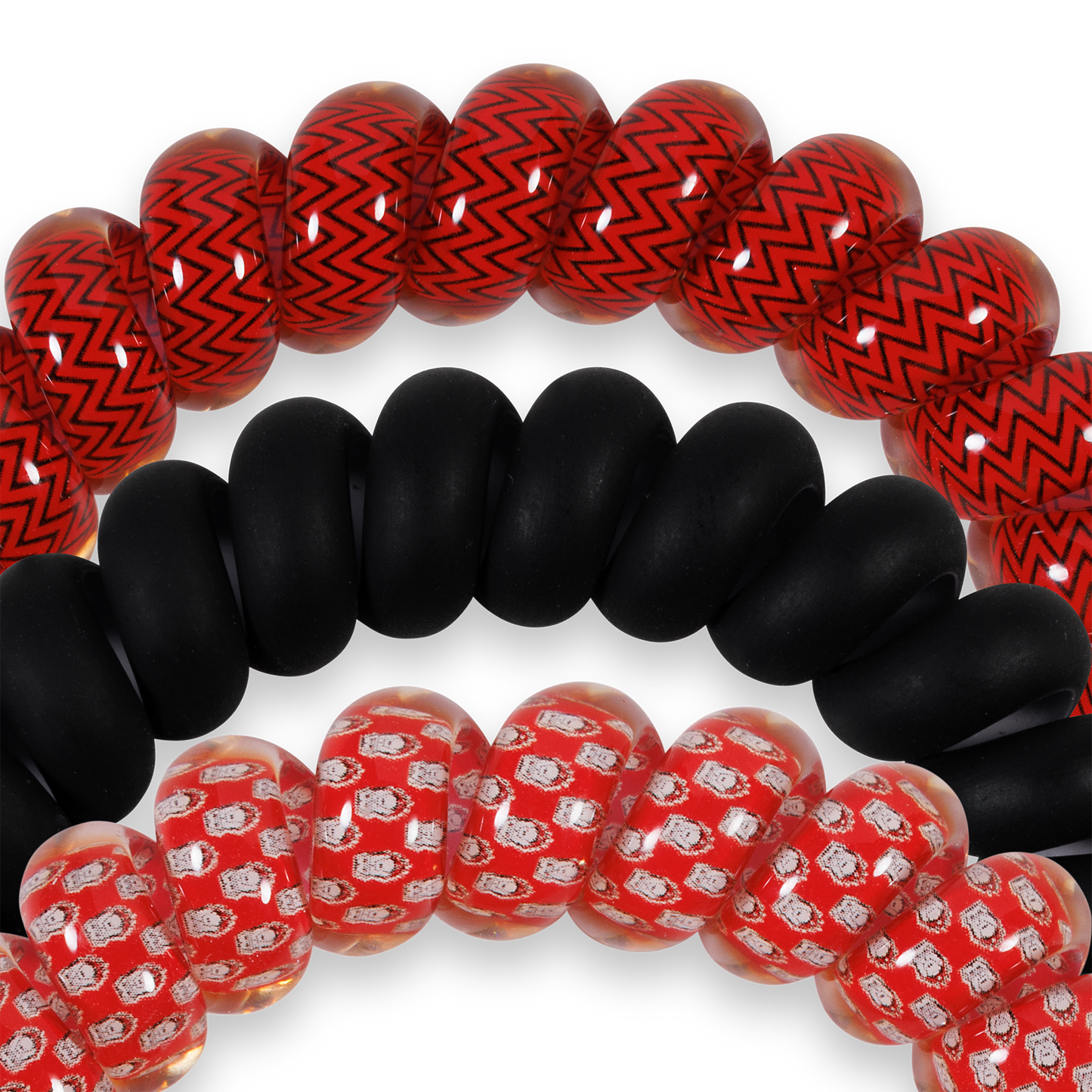 Spiral Hair Coils | Large | Go Dawgs! Hair Ties