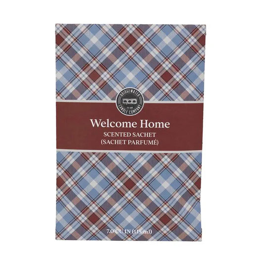 Welcome Home Plaid Sachet
