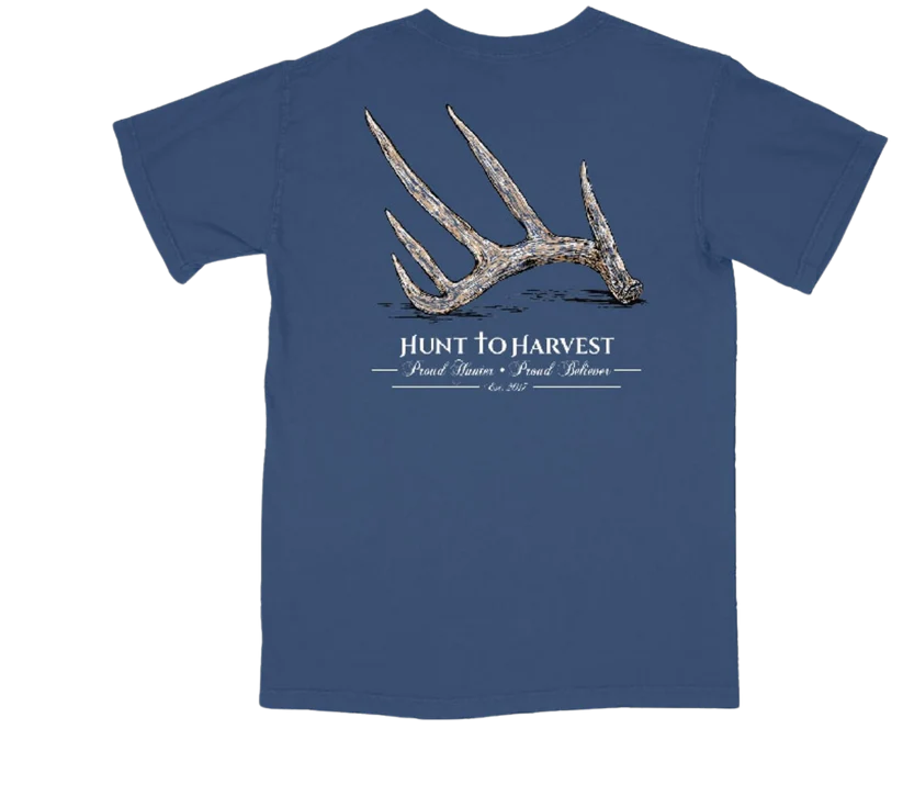 Hunt to Harvest Antler Shed Tee