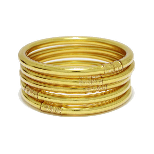 Gold accent glitter jelly tube