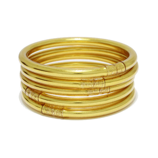 Gold accent glitter jelly tube