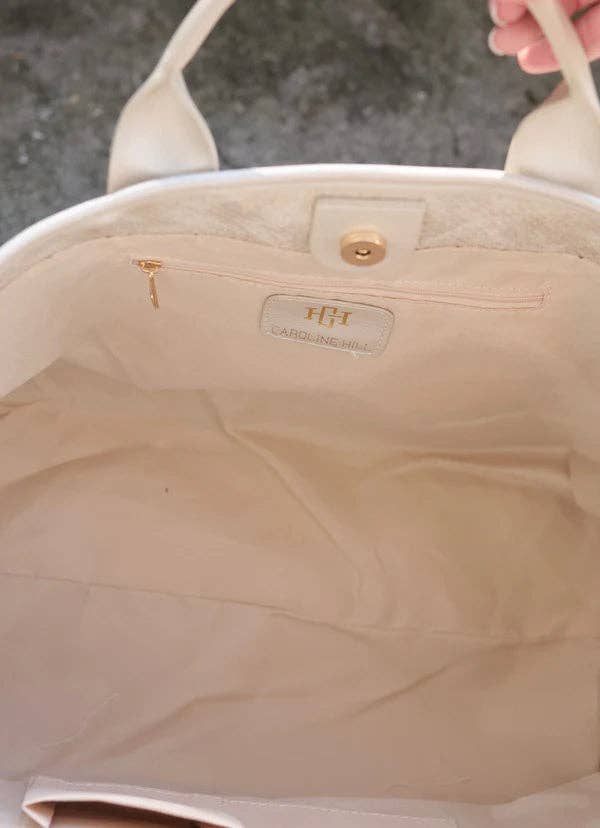 Melissa Tote Bag Shimmer Champagne: Default