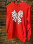 Heart Coquette Bow Longsleeve Tee