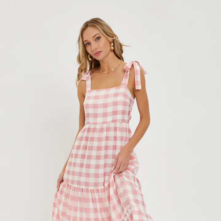The McKenna Gingham Maxi Dress