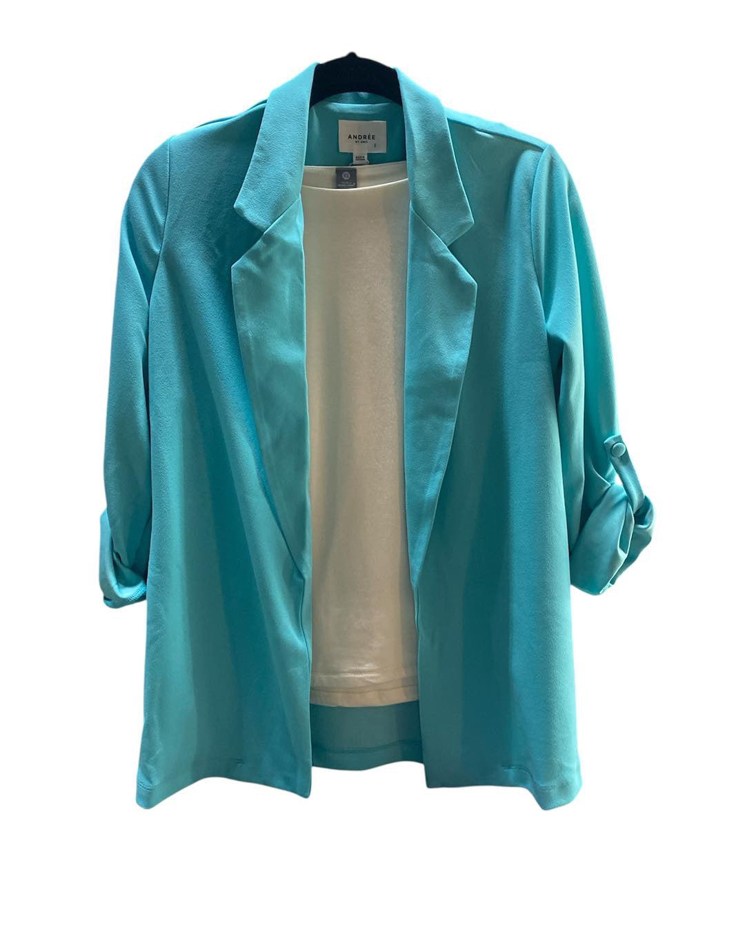 The Ella Aqua Blazer Jacket