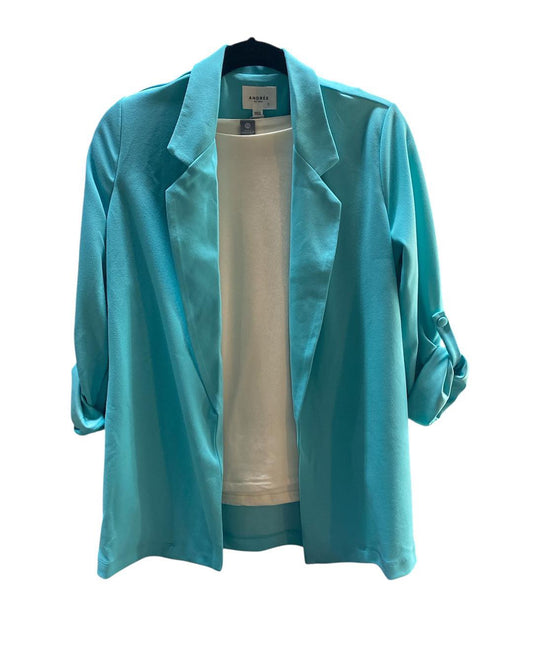 The Ella Aqua Blazer Jacket