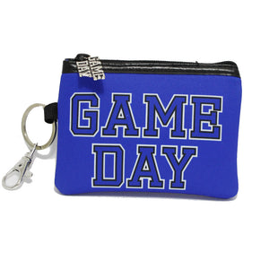 Gameday Nylon Coin Pouch Keychain