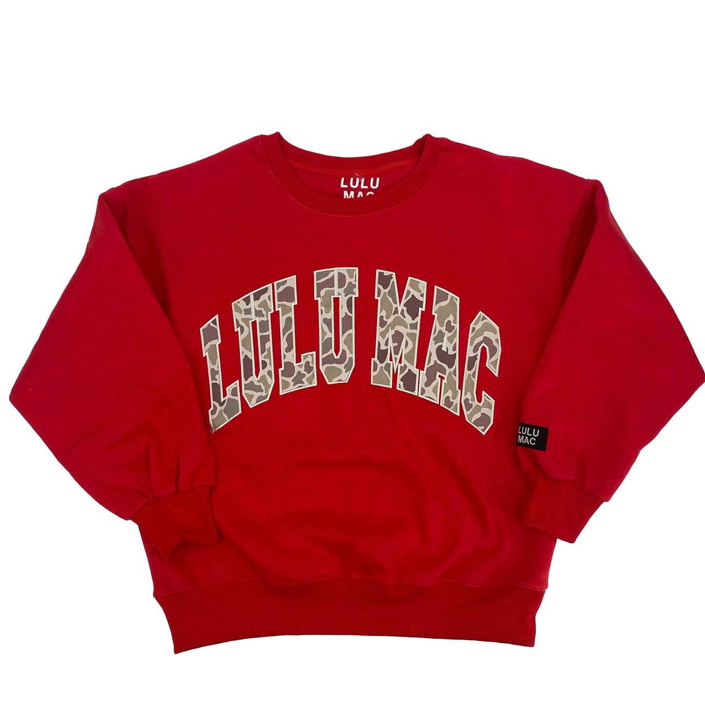 Lulu Mac Red Camo Sweatshirt