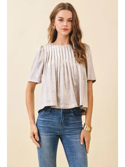 The Kaye Metallic Top
