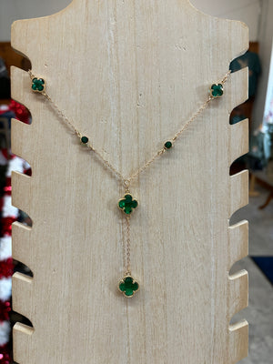 Clover Multi Jewel Necklace