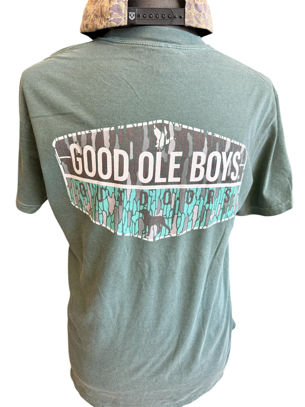 Good ole boys Apparel USA Camo Banner Split Tee