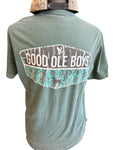 Good ole boys Apparel USA Camo Banner Split Tee