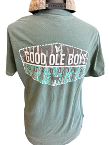 Good ole boys Apparel USA Camo Banner Split Tee