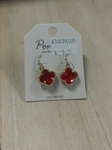 Red Jewel Earrings