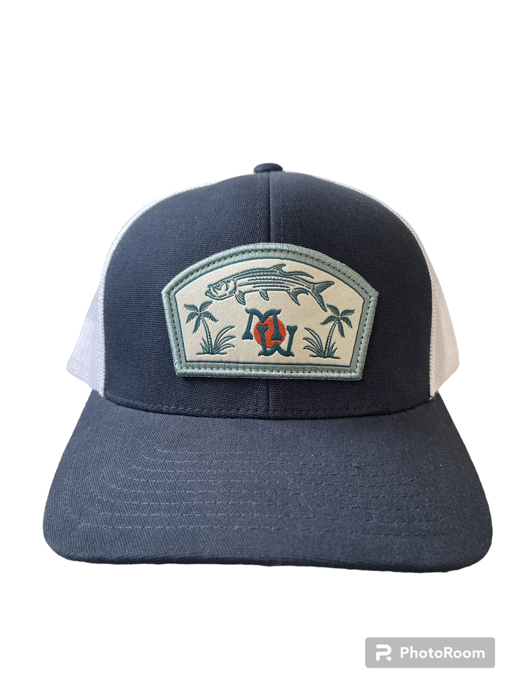 Marsh Wear Silver and Navy King Trucker Hat