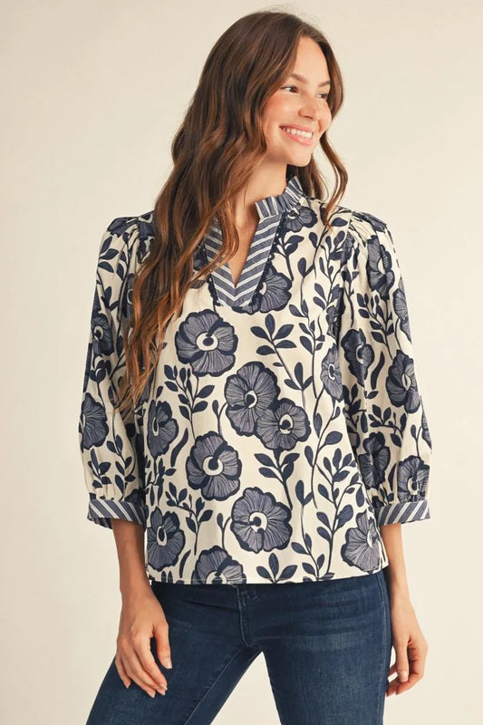 Bluebell Garden Blouse