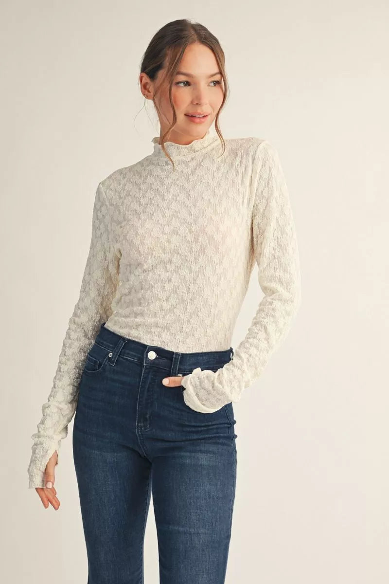 The Ivory Lace Top