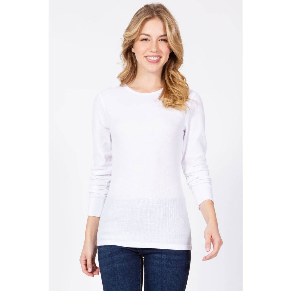 Long Sleeve Round Neck Thermal Top Shirt