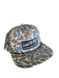 Good Ole Boys Blue Camo Antler Patch Hat