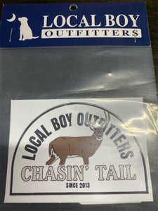 Local Boy Chasin Tail Decal