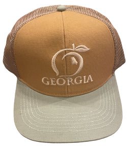 Peach State Pride gold green hat