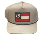 Peach State Pride Dark blue Flag rope hat