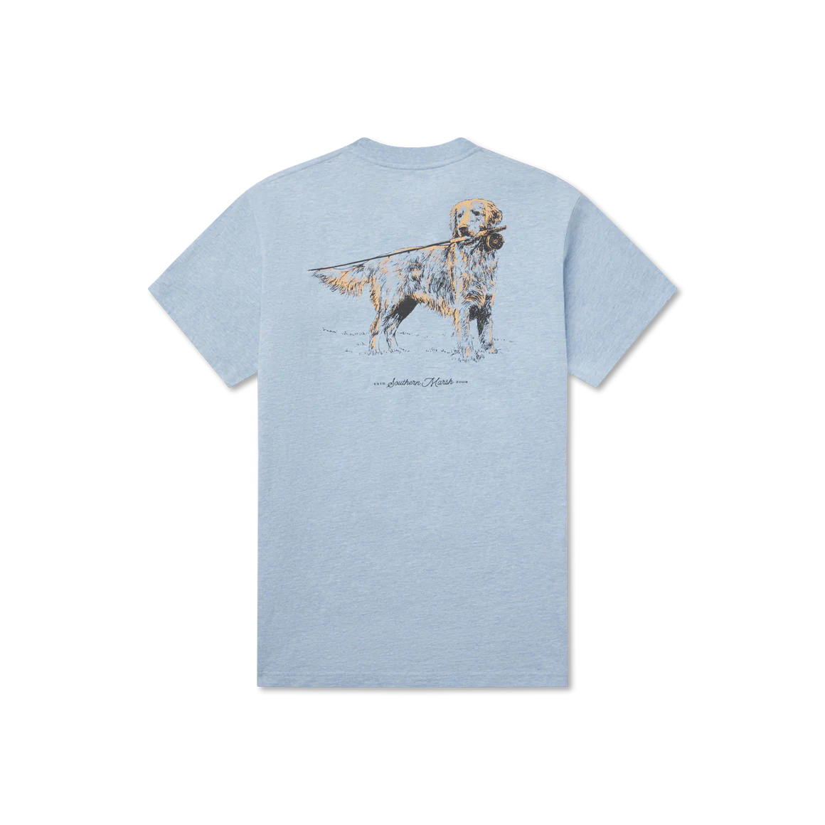 Southern Marsh Youth Washed Sky Blue Golden Days Tee