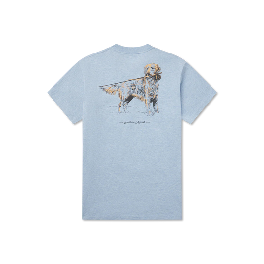 Southern Marsh Youth Washed Sky Blue Golden Days Tee