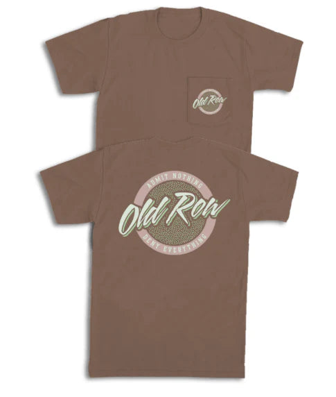 Circle Logo Pocket Tee Epresso Old Row
