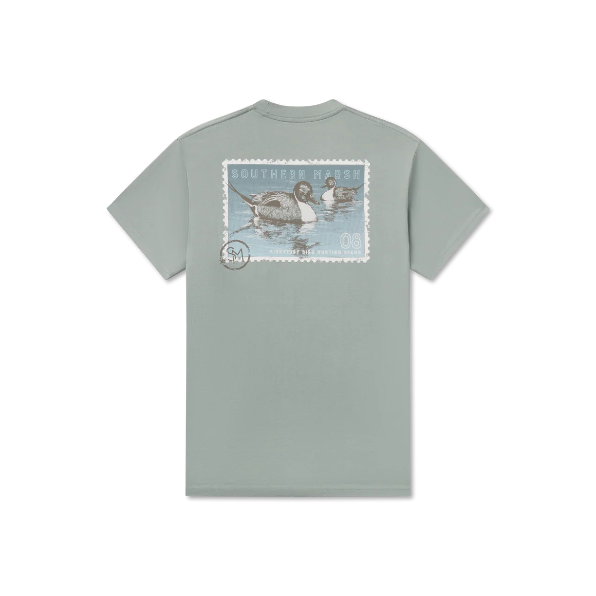 Southern Marsh Duckstamp-Pintale Tee Burnt Sage