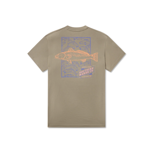 Southern Marsh Spotted Tee Stonewall Olive