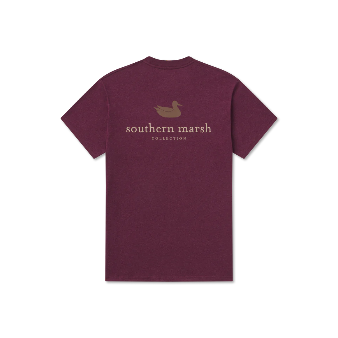 Southern Marsh Mallard Silhouette logo tee