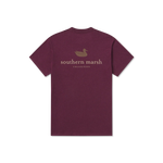 Southern Marsh Mallard Silhouette logo tee