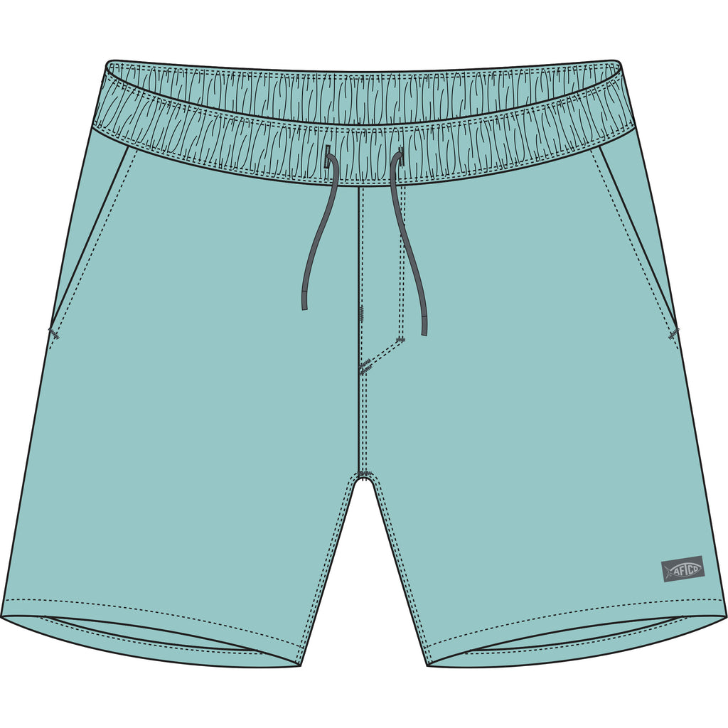 AFTCO Youth Pastel Turquiose Strike Shorts