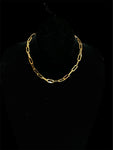 Haute Mess heavy gold paperclip chain