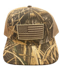 Peach State Pride Camo US Flag Hat