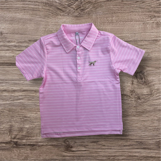 Fieldstone Youth Clubhouse Pink Polo